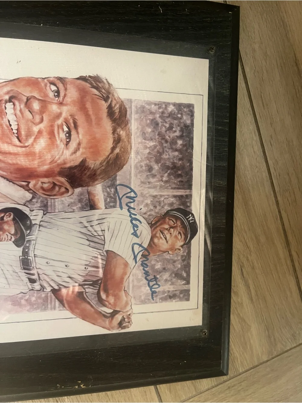 Micky Mantle Limited Edition 1 of 1000 autographed plaque